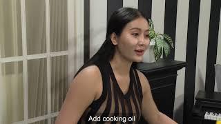 Cooking with Hot Girl Pong - Choysum Soup Recipe