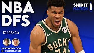 NBA Show | October 23, 2024 | DraftKings DFS Picks, Plays and Process