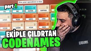 EKİPLE KAVGA ÇIKTI | ÇILDIRMALI CODENAMES P1 | ATABERK DOĞAN