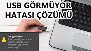 USB Aygıtı Tanınmadı Hatası Çözümü | Bilgisayar USB Görmüyor Sorunu