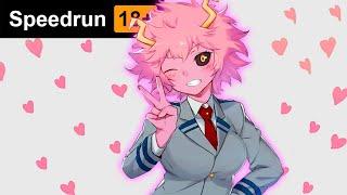 Mina Ashido Google Speedrun