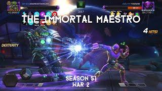 The Fall of Immortal Maestro? Season 51 Alliance War 2 - GT40 vs Salty