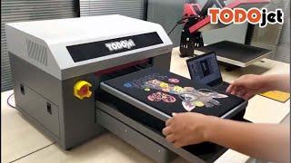 How to setup and print to T-shirt with Todojet DTG printer step by step