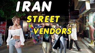 IRAN Street Vendors in TEHRAN / Walking through VALIASR Street #walking