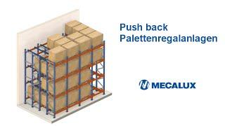 Push back Palettenregalanlagen | Mecalux Deutschland