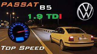 VW PASSAT B5 (2000) 1.9 TDI (110 hp) Acceleration & Top Speed