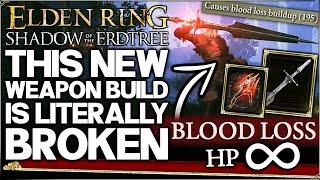 Shadow of the Erdtree - New INFINITE IMMORTAL Bleed Combo is OP - Best Build Guide - Elden Ring DLC!