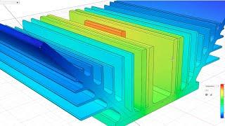 Fusion 360 Thermal Simulation of CPU Heatsink: Heat Transfer Analysis Tutorial