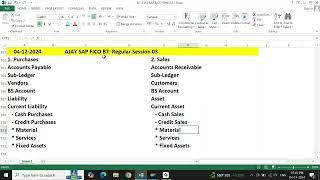 BATCH 07: SAP S/4 HANA FICO: Regular Session 03
