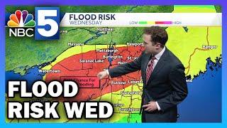 Video: Flash flooding likely in Vermont, New York Wednesday (7-10-24)