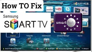 How to Fix the Samsung Smart TV Smart Hub 2021 || Smart hub not working after update