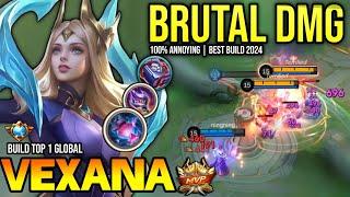 VEXANA BEST BUILD 2024 | BUILD TOP GLOBAL VEXANA GAMEPLAY | MOBILE LEGENDS