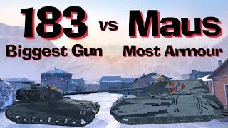 WOT Blitz Face Off || FV 215b 183 vs Maus