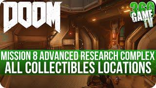 Doom Mission 8 All Collectibles (Secrets, Collectibles, Data Logs, Runes, Elite Guards, Drones)
