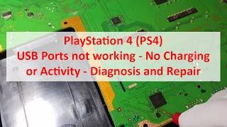 PS4 USB Ports - No Charging or Activity Repair (SAA-001 / SAB-001)