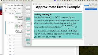 lecture 4 - Errors 2