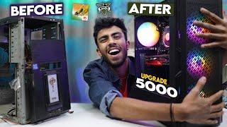 We Upgraded Our Worst PC Setup!️5000RS PowerFul PC Upgrade Play Android & PC Games New Look!