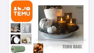 DIY: Herbstdeko mit TEMU Waren  Top oder Flop? Haushalt Deko