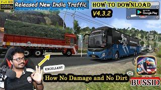 How to Install India Traffic Also Install No Damage and No Dirt Mod in BUSSID V4.3.2  in Telugu