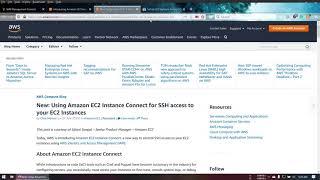 SSH to your Linux Instance from AWS Console | Amazon EC2 Instance Connect Setup