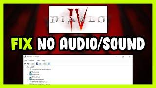 How to FIX Diablo 4 No Audio/Sound Not Working