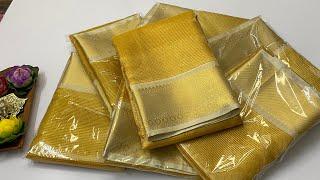 One Day Mega OFFER!!SuperHit Banarasi Gold Tissue silk saree750free shipping8921889811