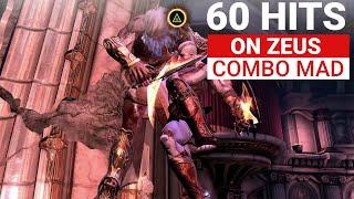 Insane 60 Hit Combo Mad on Zeus - GOW 3 Combo Mad