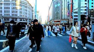 [4K] Walking Tour in Marunouchi / Ginza. Tokyo,  Japan.