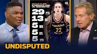 UNDISPUTED | "Caitlin Clark's 29 Pts were not enough" - Skip reacts to Fever loss to Mystics 89-84