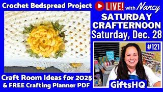 Happy Saturday CrafterNoon ️ Join Nancy LIVE:​​ Chat About Crafting, Sewing, Quilting & More #121