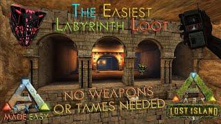  Easy FREE Loot  Desert Labyrinth Speed Run | Lost Island | ARK: Made Easy
