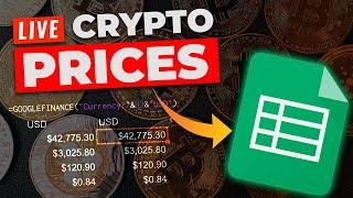 Import LIVE Crypto Prices in Google Sheets (3 Easy Ways)