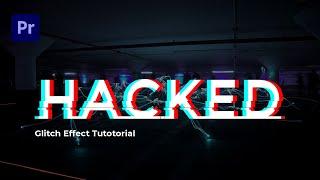 How to Make Glitch Text Video Effects in Adobe Premiere Pro!