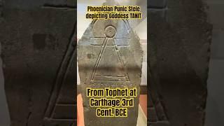 #ancient #phoenician #stele  #gods Punic #tanit #baal #history #archaeology #shorts #reels #foryou