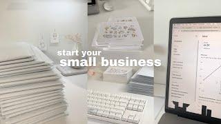 how to start a SUCCESSFUL small business in 2024  the ULTIMATE guide, advice, everything i learned