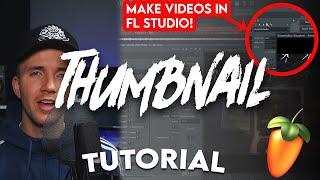 HOW TO MAKE TYPE BEAT VIDEOS / BEAT VISUALIZERS - (Thumbnail & Video Tutorial - FL Studio 20)