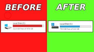 How To FREE UP Disk Space C Drive in Windows (2025)