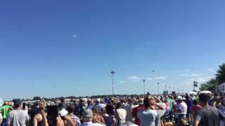 Rockwell B-1B high speed pass EAA Airventure 2017