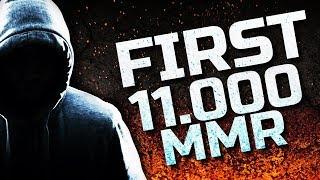 THE FIRST 11k MMR PLAYER IN DOTA 2 HISTORY - TOP 1 RANK 11.000 MMR DOTA