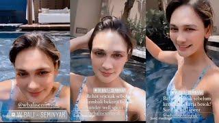 GAYA SANTAI LUNA MAYA DI KOLAM RENANG BALI