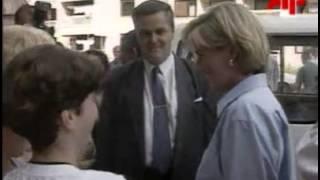 Princess Diana in Bosnia ~ Rare footage