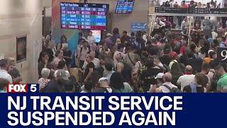 NJ Transit service suspended again due to power issues