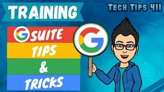 How to Use G-Suite (Tips & Tricks) | Training