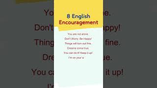 8 English Encouragement! How to say “come on”?  #learnenglish #english   #englishpractice #speaking