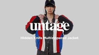 언티지 히든 나이프 멀티지퍼드 자켓 / UNTAGE HIDDEN KNIFE MULTIZIPPERED JACKET