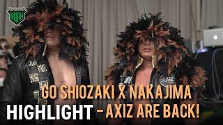 AXIZ IS BACK! Shiozaki x Nakajima #noah_ghc  #wrestleuniverse