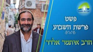 הרב איתמר אלדר | פשט פרשת בהעלותך | תאווה בחומר וברוח