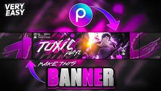 Make This Anime Banner  In Picsart  ( very easy)