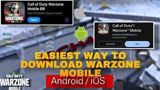 WARZONE MOBILE - Easiest Way to Download on both Android and iOS 