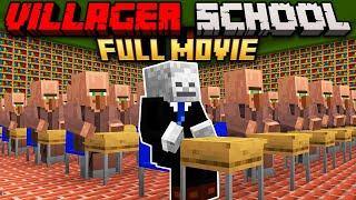 Minecraft but I survive in VILLAGER SCHOOL [FULL MOVIE]